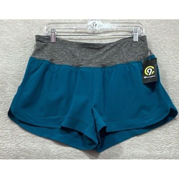New C9 by‎ Champion Womens Sz L Running Shorts With Briefs 3" Gym Workout - Picture 1 of 9